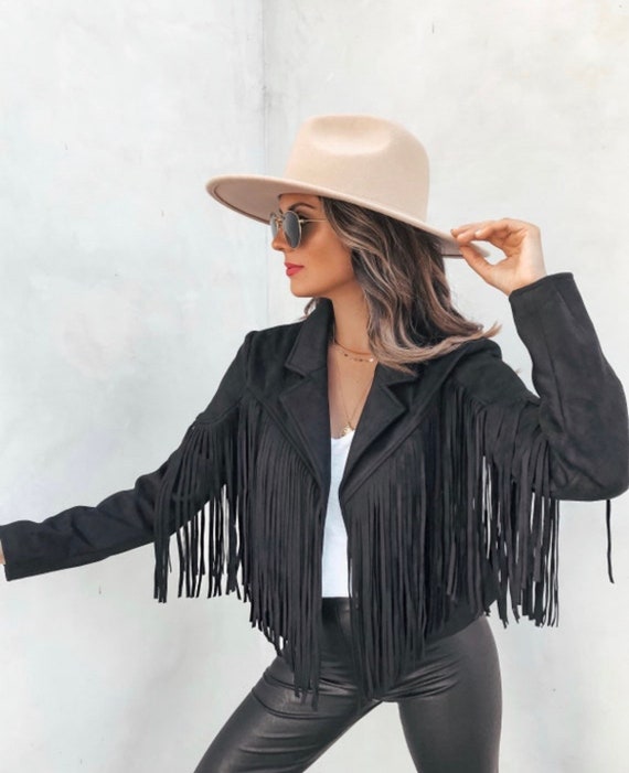 fringe arm jacket