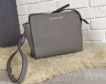 Vintage Michael Kors negro guijarro cuero Satchel hombro bolso | Etsy