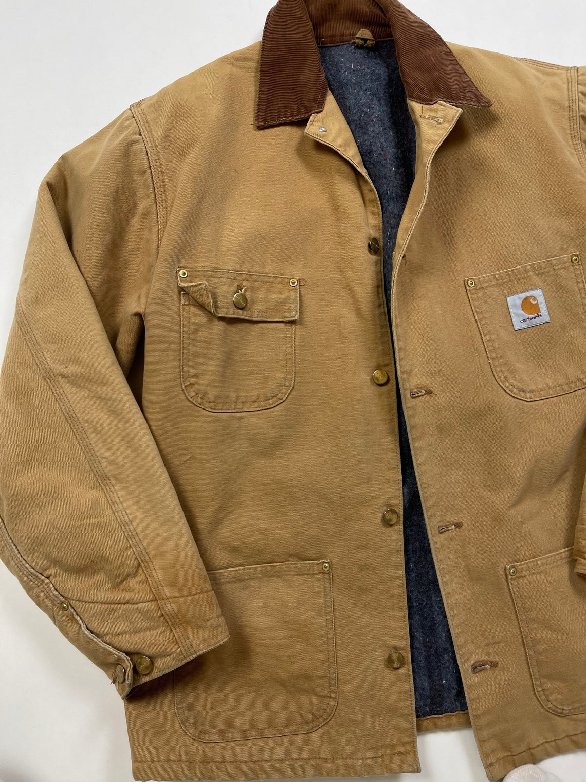 Carhartt vintage 90s jacket Detroit work parka Etsy