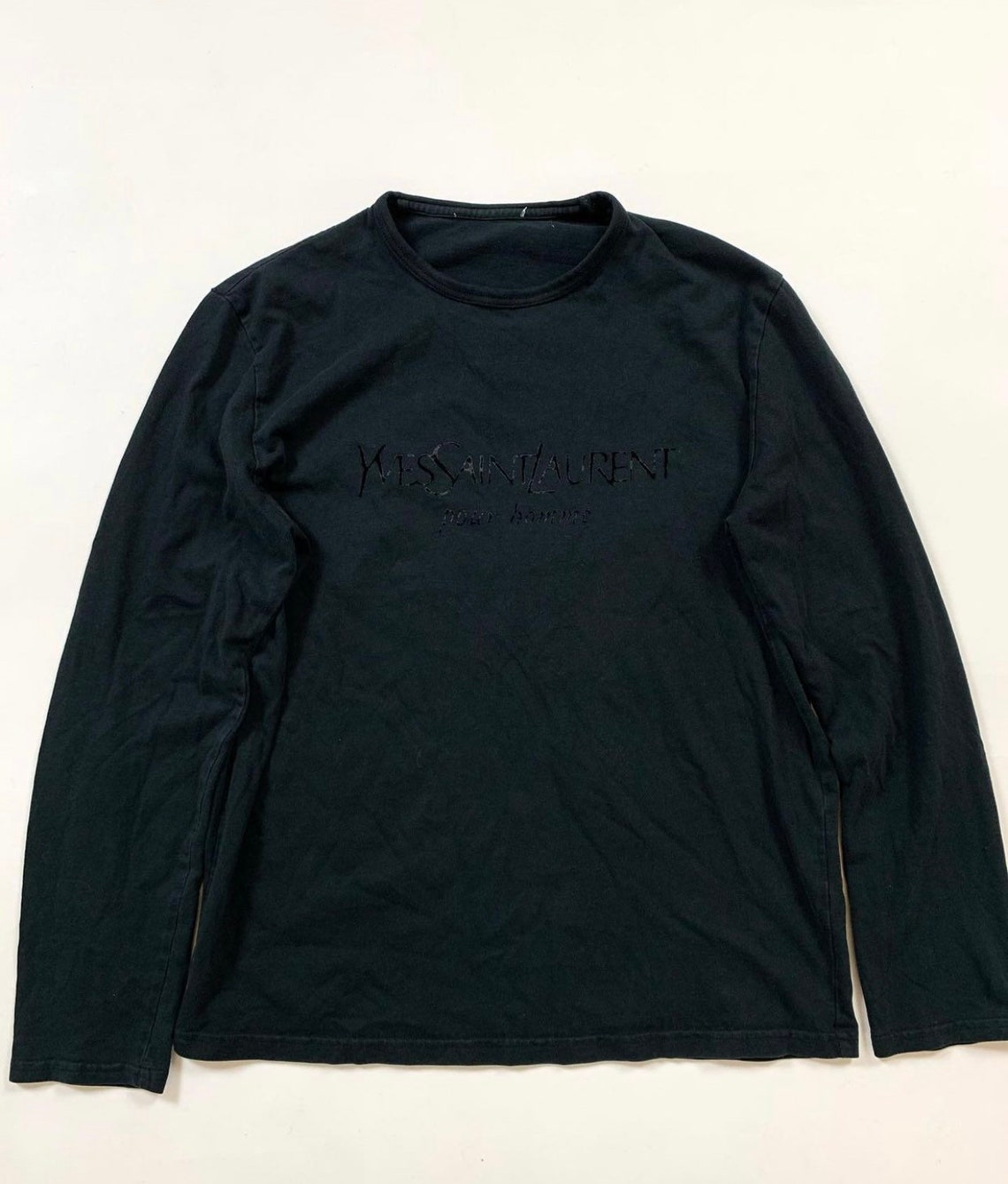 Yves saint Laurent vintage pullover sweater YSL long sleeve | Etsy