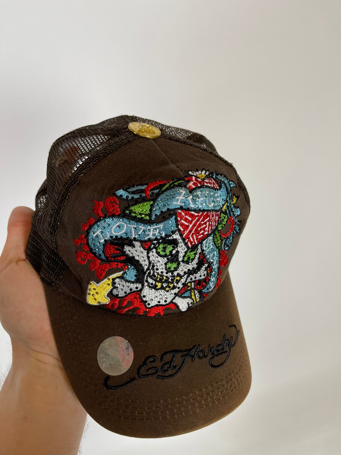 Ed hardy Christian audiger hat cap big logo | Etsy