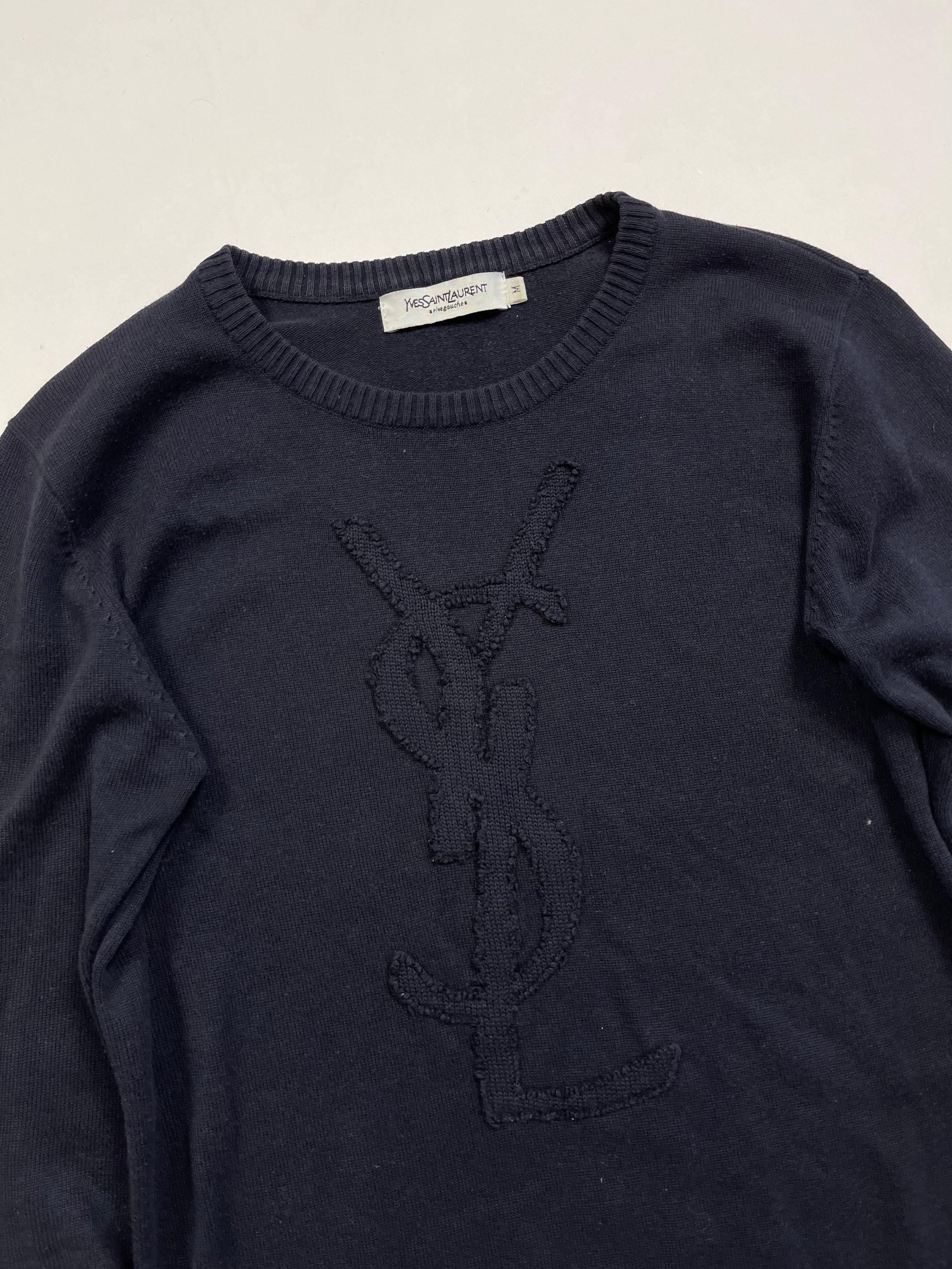 Yves saint Laurent YSL sweater | Etsy