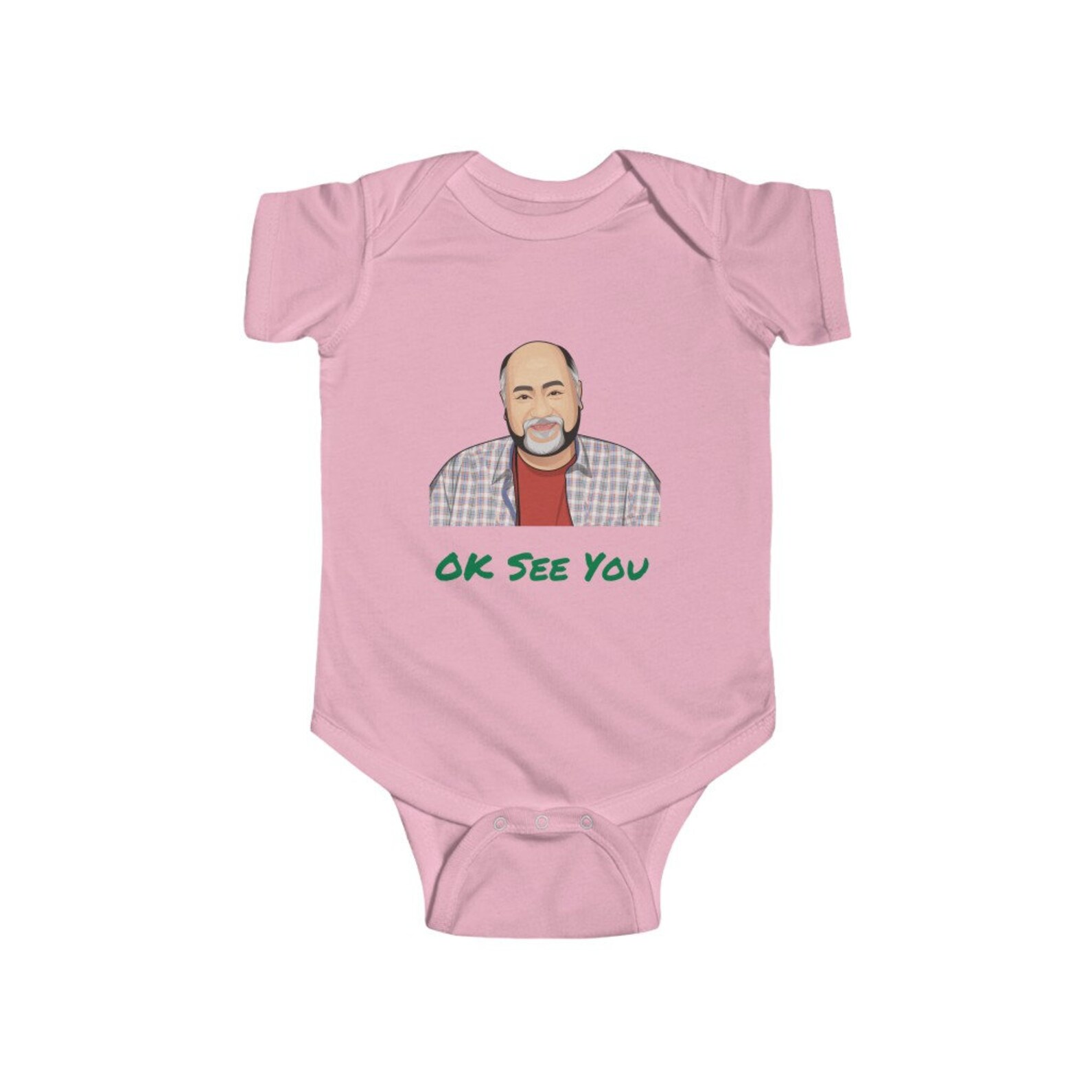Kim's Convenience Appa inspired baby onesie Etsy