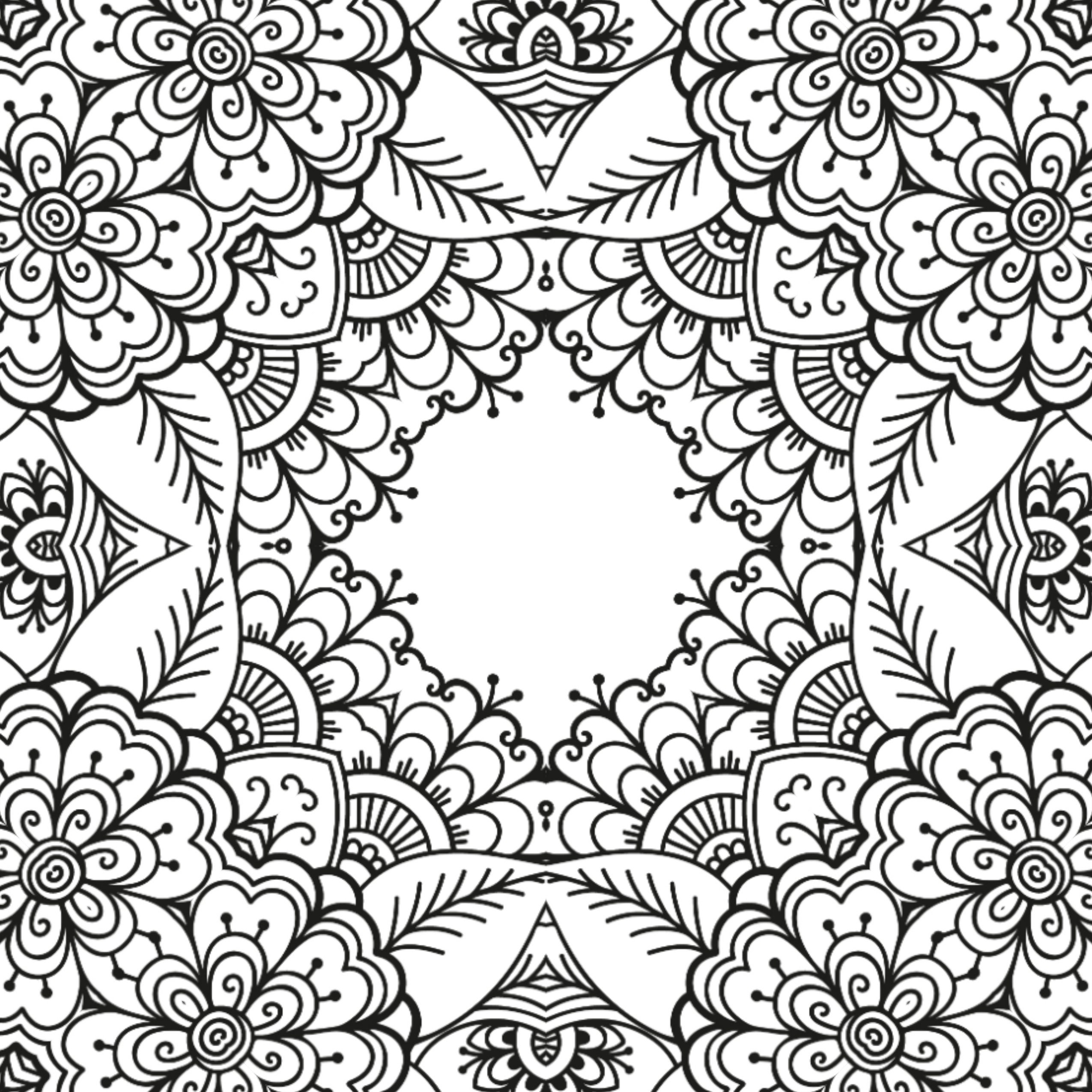 Mandala Coloring Book 2 50 pages | Etsy