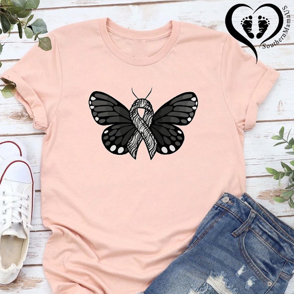 Rare Disease Butterfly Shirt, Cute Rare Disease Tee, Zebra Rare Shirt, EDS Awareness Shirt, Rare Disease Day Shirt,Rare Disease Warrior Gift