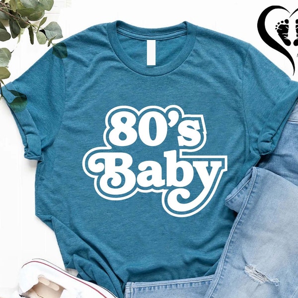 80s Baby Shirt,Born in The 80s Shirt,Hip Hop 80's Baby Tee,Once Upon Time in 80s Gift,Vintage T Shirt, 1980 Birthday Party Shirt, Boho Shirt