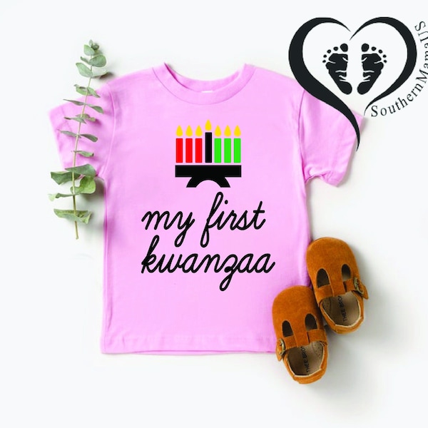 My First Kwanzaa Baby Onesie®,First Kwanza Baby Shirt,Kwanzaa Celebration Toddler Shirt,African American Baby Gift,Happy Kwanza Kids Outfit