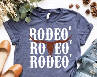 Retro Rodeo Shirt,Rodeo Life Gift,Wild West Shirt,Western Style Shirt,Cowgirl Shirt, Vintage Cowboy Shirt, Rodeo Gift, Western Country Shirt