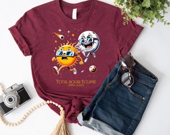 Total Solar Eclipse April 2024,Funny Celestial Shirt,Kids Solar Eclipse,2024 Solar Eclipse Gift,Solar Eclipse Souvenir Gift, April 8 2024