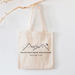 VIVACITE Christian Tote Bags for Women Canvas Tote Bag Christian Gifts for  Women Church Bag for Women Bible Tote Bag #34-#44