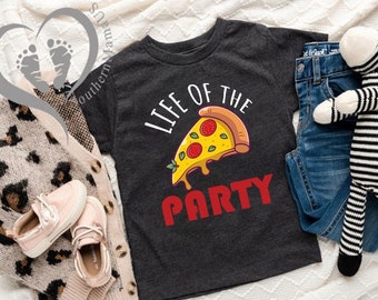 Pizza Party Kids Shirt, Pizza Slice Toddler Shirt, Pizza Lover Kids Shirt, Pizza Baby Onesie®, Pizza shirt Gift for Kids,Slice Baby Bodysuit