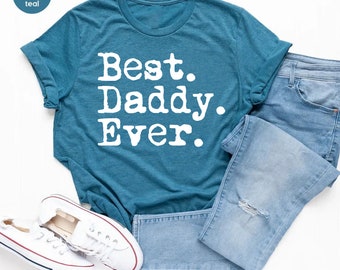 Best Daddy Ever Shirt,Pregnancy Announcement Shirt, Gift For Dad,New Dad Shirt,Dad To Be Shirt,Gift For Hubby,Fathers Day Gift from Kids