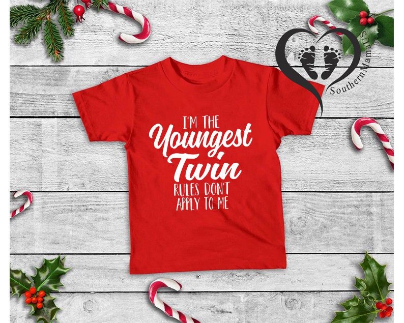 Funny Twin Onesies®, Matching Sibling Shirts, Matching Twin Outfits, Twins Clothing, Gift For Twins, Best Friend Outfit, Twins Announcement Bild 9