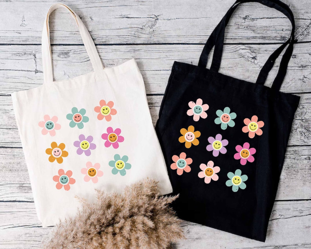 Birth Month Flower Tote Bag – Personalized Gift For Women, Bridesmaids, Mom, Best Friend, August Example