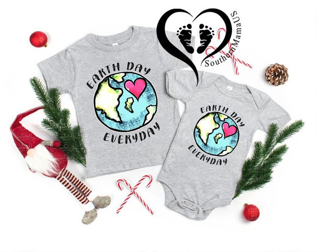 Earth Day Everyday Boys Kids Shirt, Earth Day Baby Onesie®, Love Earth