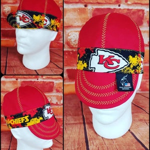 NFL Welding Caps Kansas City Chiefs. Bands vary by availability. You pick cap coordinating team color