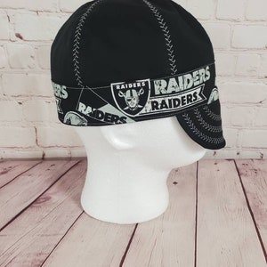 NFL Welding Cap Las Vegas Raiders. Bands vary by availability. You pick cap in coordinating team color.
