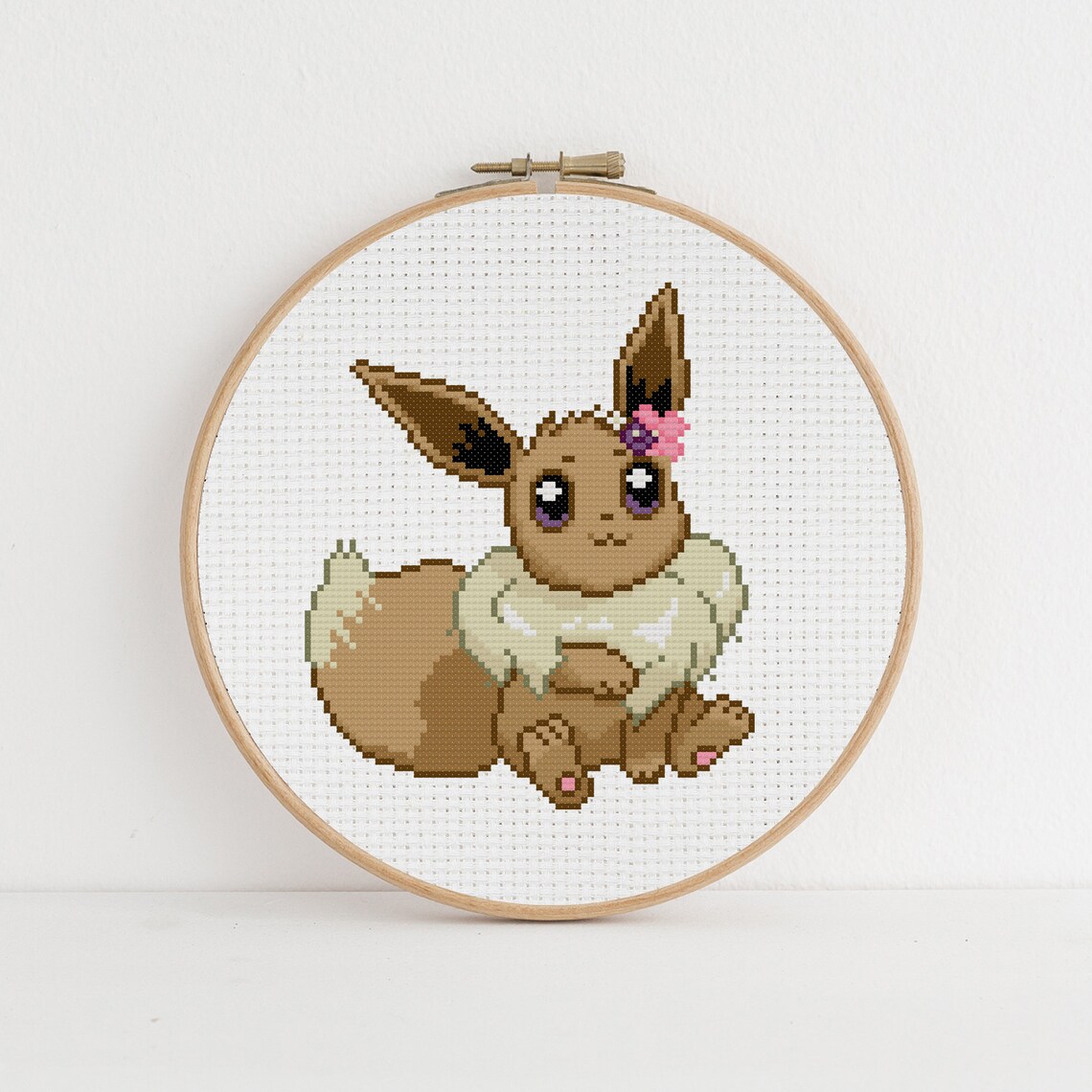 EEVEE cross stitch pattern. Pokemon cross stitch. Anime cross | Etsy
