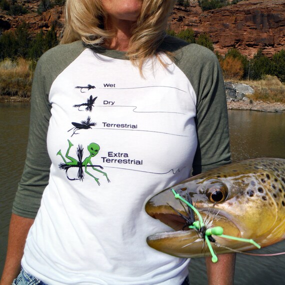 The Extra Terrestrial Fly Tote Bag Alien Fly Fishing Fly Trout Fly