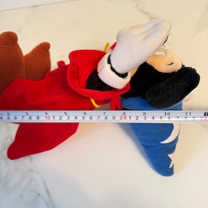 Disney Zauberer Micky Maus Plüsch Fantasia Stofftier Vintage Disneyland 30cm Bild 11