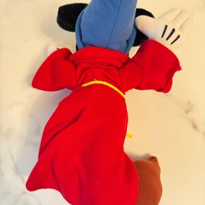 Disney Zauberer Micky Maus Plüsch Fantasia Stofftier Vintage Disneyland 30cm Bild 8