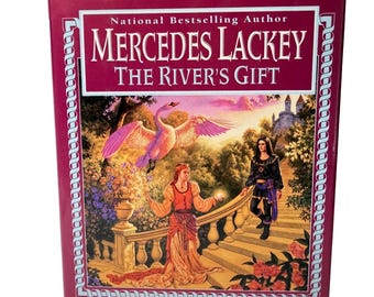 OOP Mercedes Lackey The River's Gift Hardcover Fantasy-Buch Vintage 1999 1st Ed.