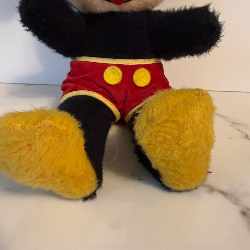 Peluche vintage de Mickey Mouse de Walt Disney, Disneyland California, años 60 y 70 imagen 6