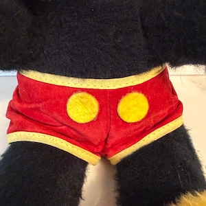 Peluche vintage de Mickey Mouse de Walt Disney, Disneyland California, años 60 y 70 imagen 5