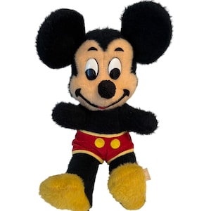 Peluche vintage de Mickey Mouse de Walt Disney, Disneyland California, años 60 y 70 imagen 1