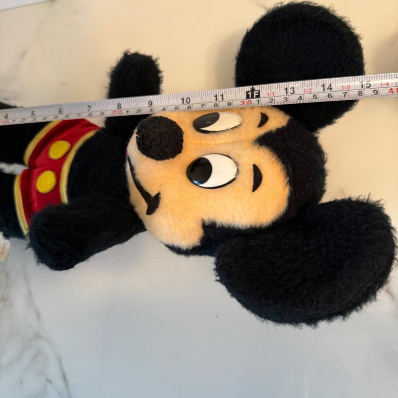 Peluche vintage de Mickey Mouse de Walt Disney, Disneyland California, años 60 y 70 imagen 11