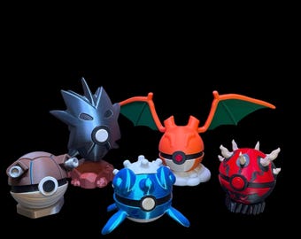 Eigene Pokébälle – Glurak, Blastoise, Lapras, Pupitar und mehr!