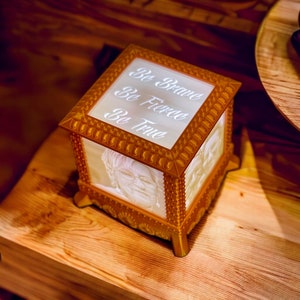3D led lithophane photo box