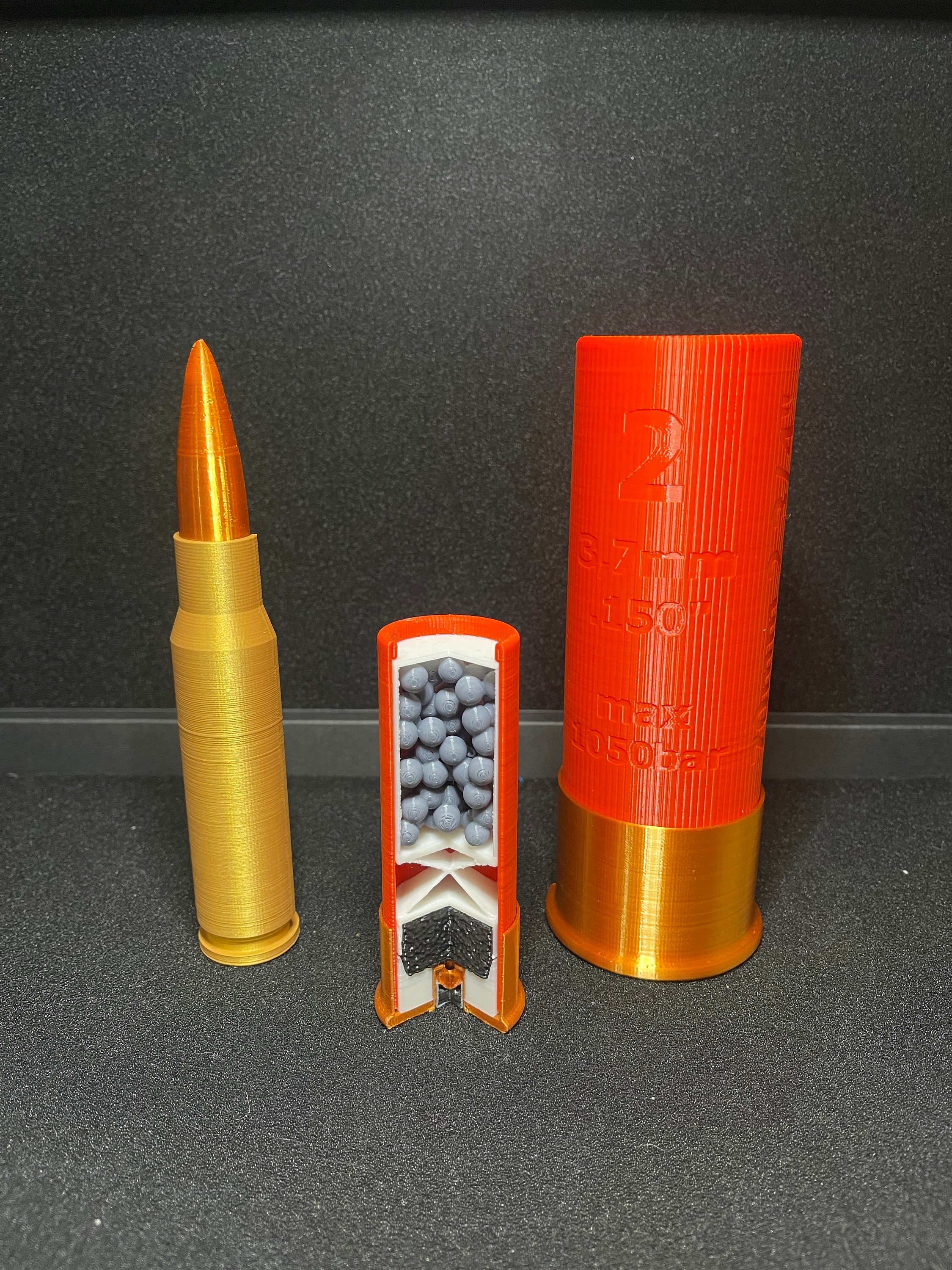 3D Printed Cutaway 12gauge Shotgun Shell Etsy