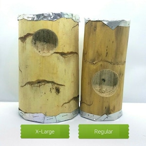 Parakeet Natural Wood Log Nest Chew Toy!!!