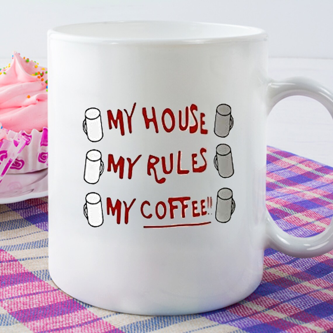 Knives Out Mug My House My Rules Coffee Mug Etsy
