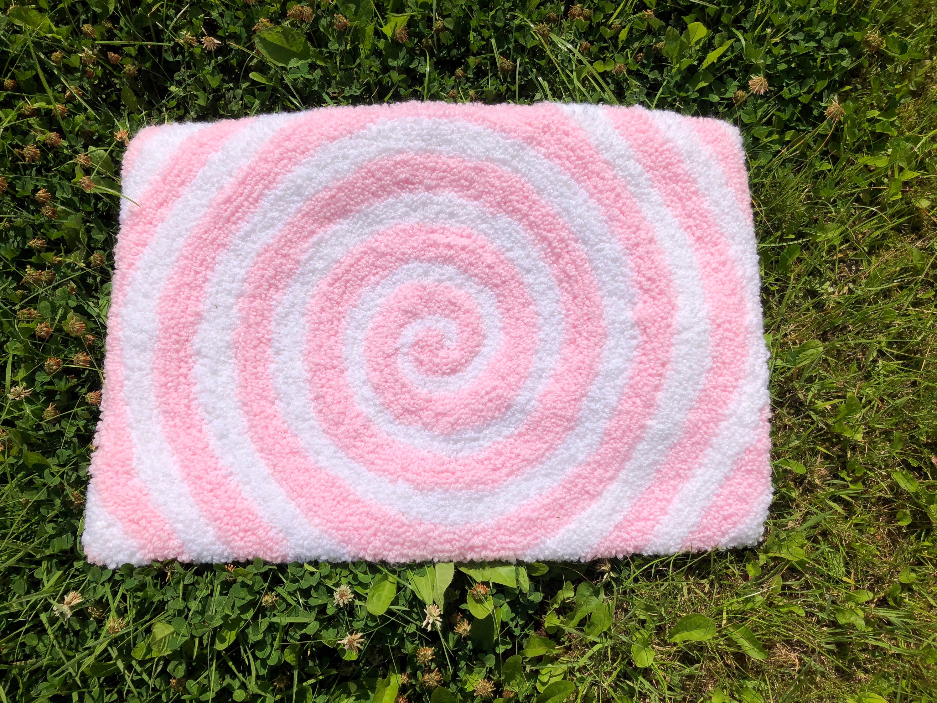 Handmade Punch Needle Rug Etsy