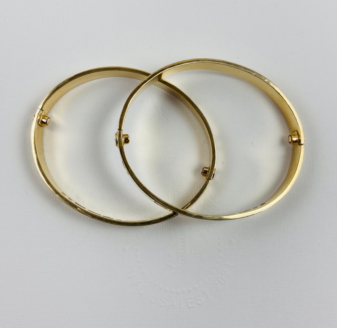 Solid Gold Bangle Etsy