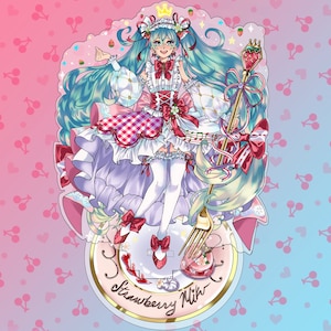Strawberry Miku Standee