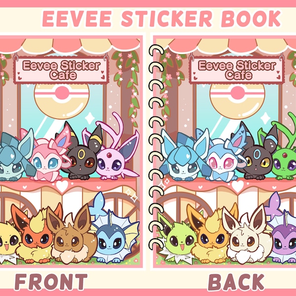 Eevee Reusable Sticker Book