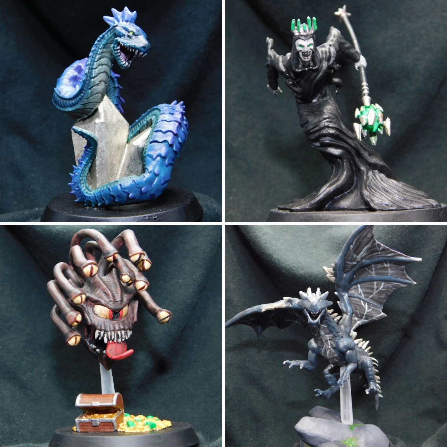 Hand Painted Miniature \u2013 Tabletop Level Selection 2 DnD Dungeons and Dragons 2x Skeleton Soldiers