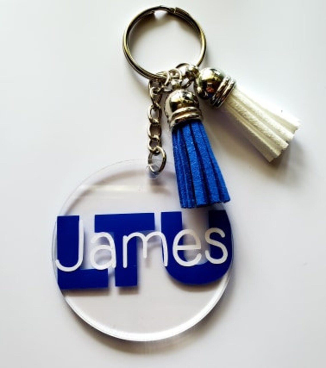 College Keychains With Name Etsy