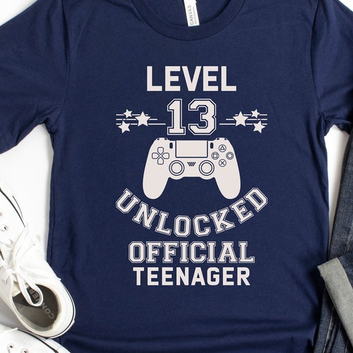 Official 13 Year Old Teenager Birthday Shirt Birthday Gift Etsy