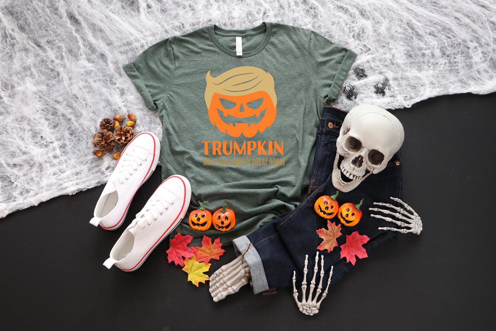 Trumpkin Halloween Shirt Trump 2024 Shirt Make Halloween Etsy