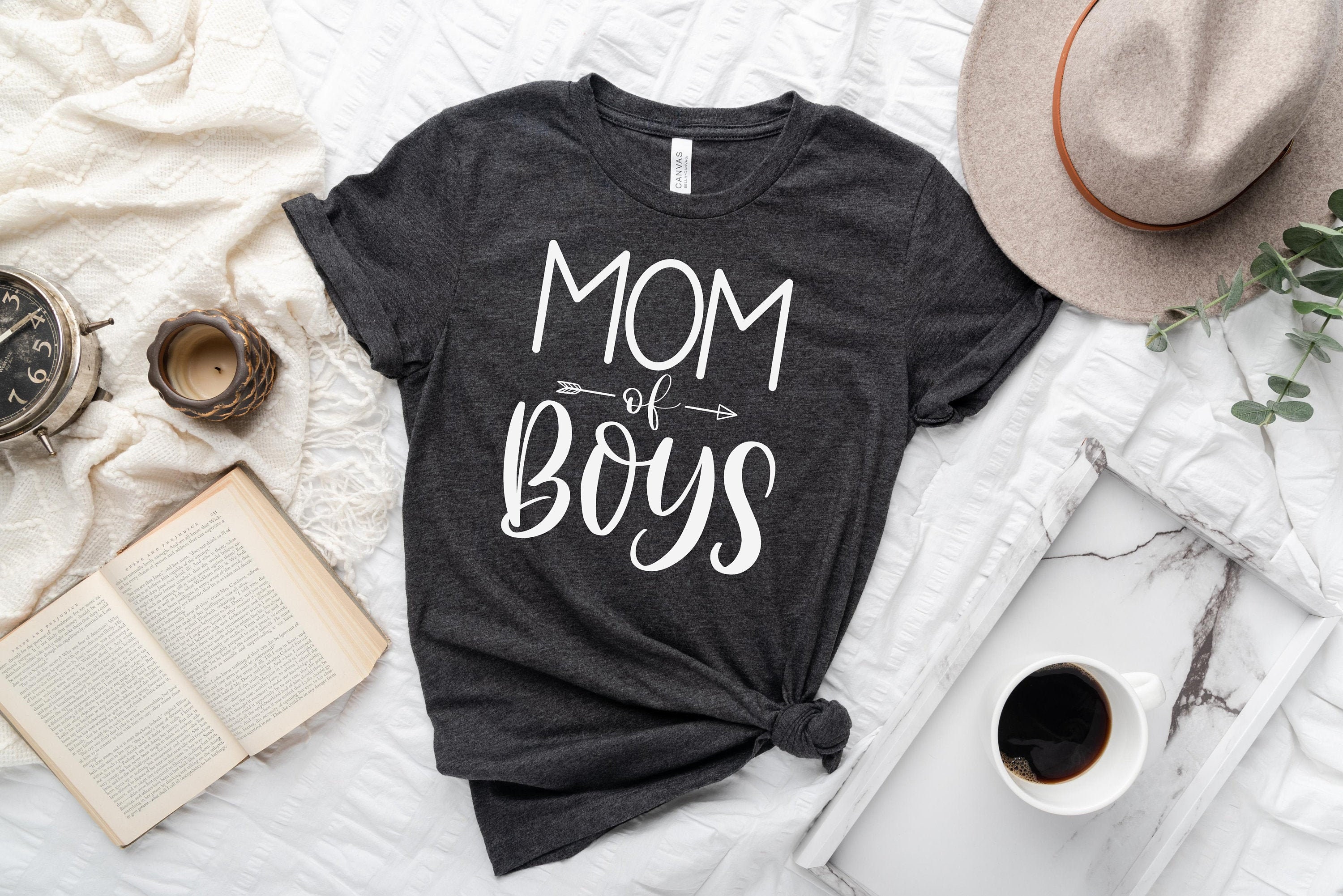 Mom of Boys Shirt Mother's day T shirt It's a boy Etsy