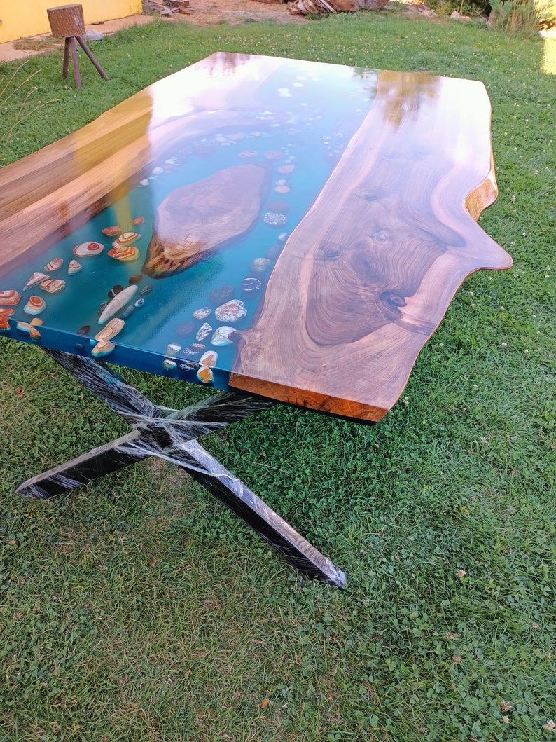 Epoxy Resin Table Epoxy Coffee Table Epoxy River Dining Etsy