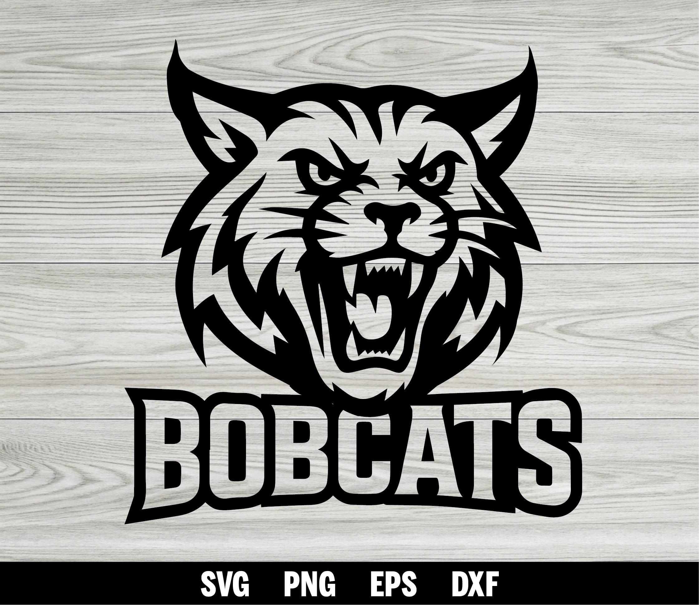Bobcats Sports Team Logo SVG PNG DXF | Basketball, Baseball, Football ...