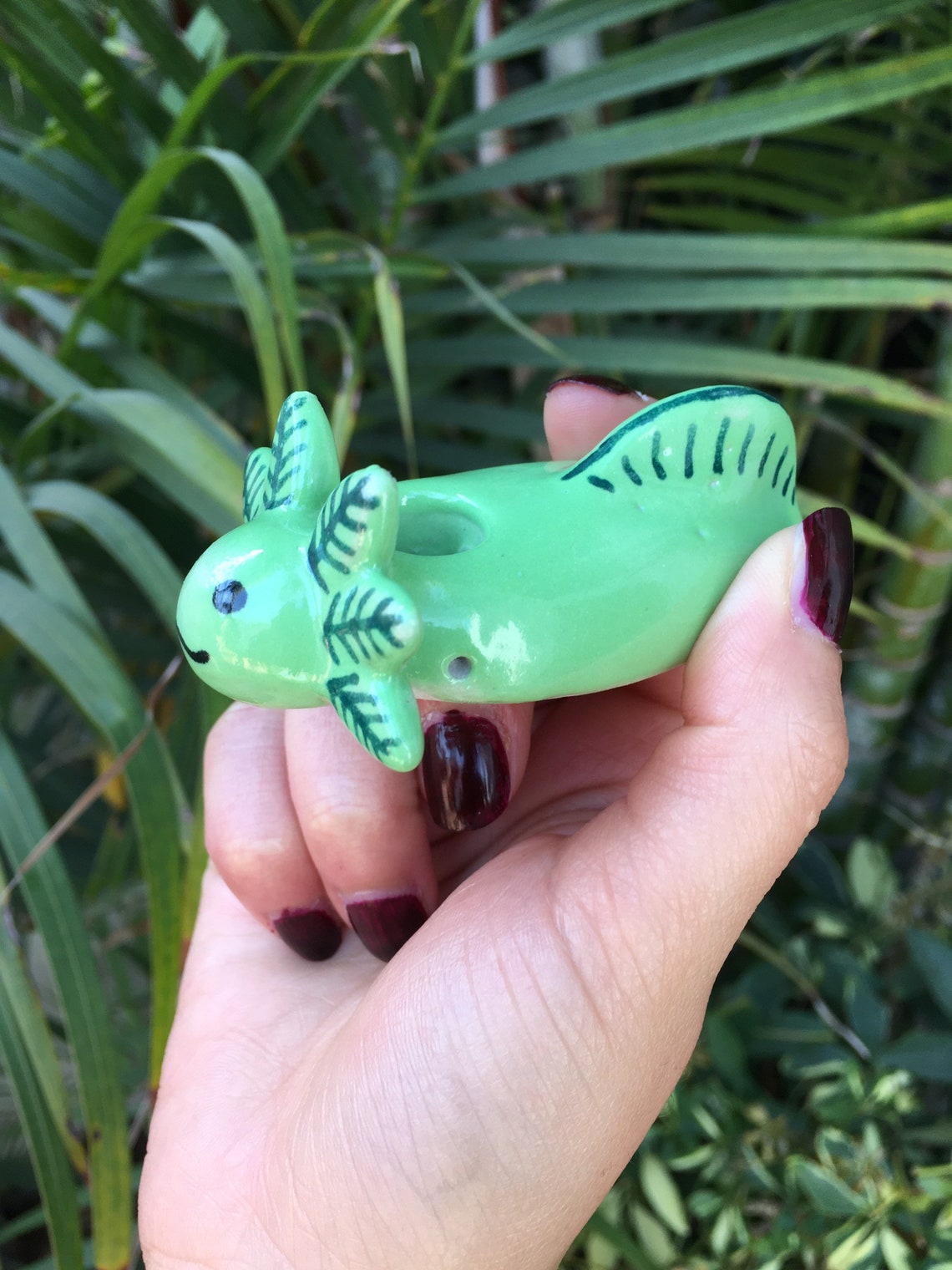 Ajolote Pipe Axolotl ceramic smoking pipe cute mexican Etsy