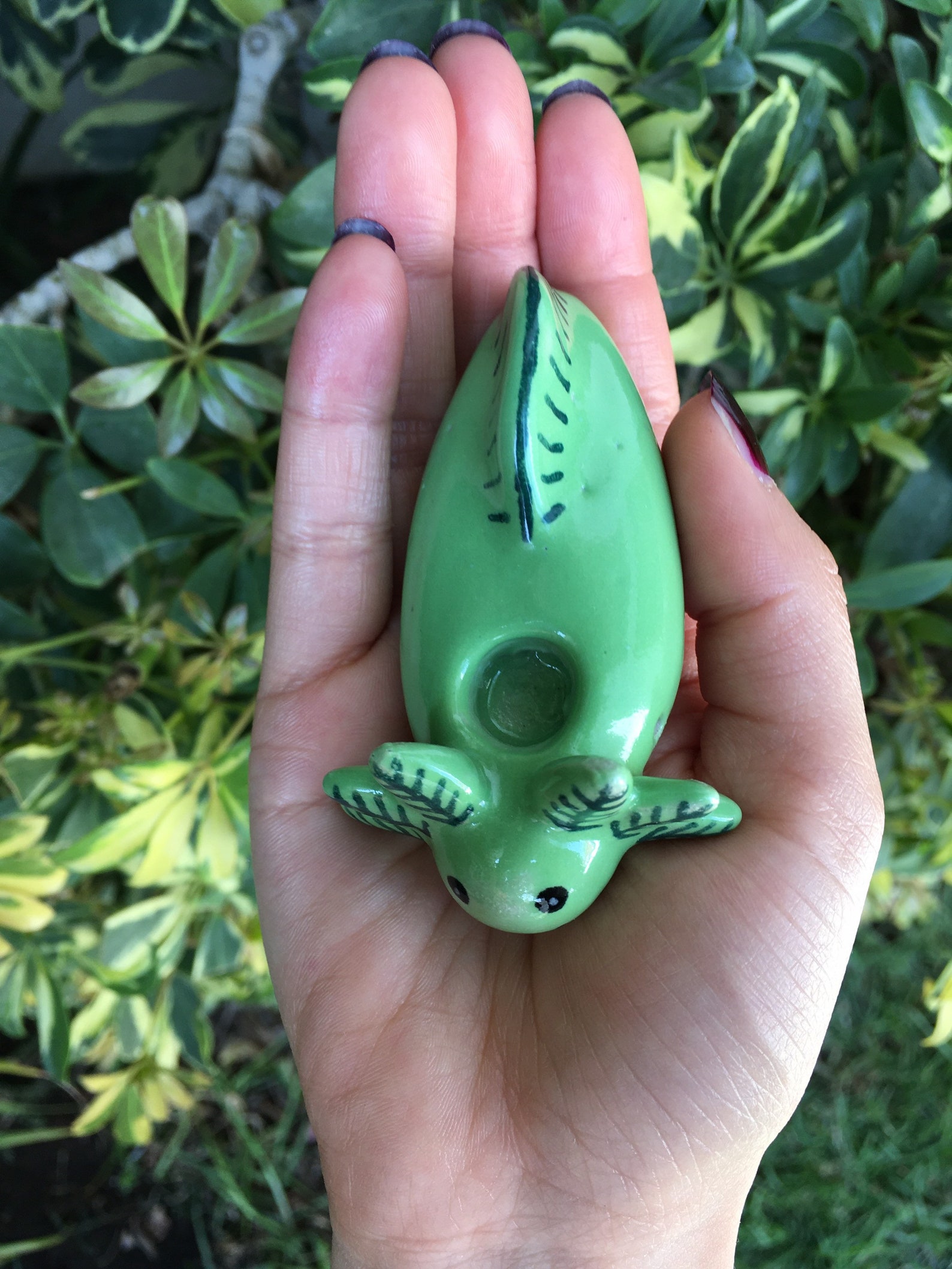 Ajolote Pipe Axolotl ceramic smoking pipe cute mexican Etsy