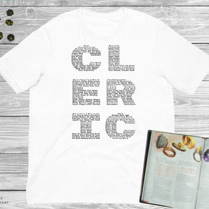 Cleric Spells T-Shirt: D&D Class Character Tee for Tabletop Gaming | Black Print