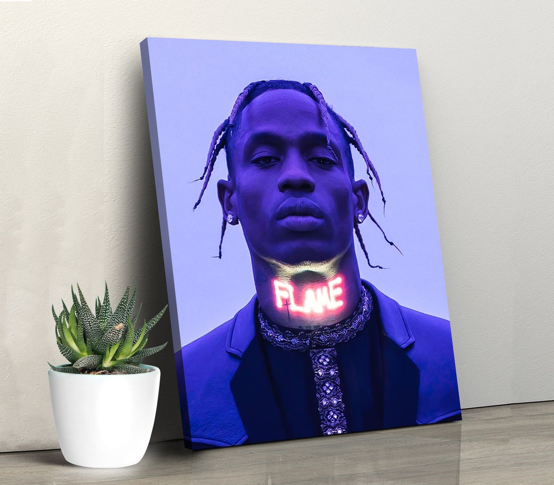 travis scott canvas pants